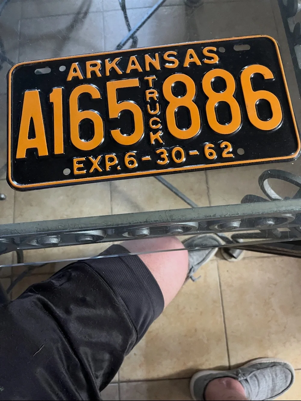 1962 Arkansas truck plate